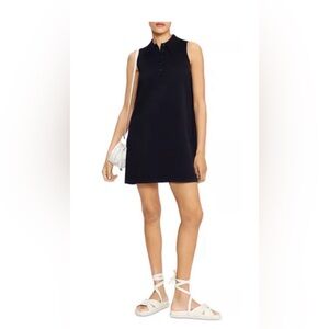 Ted Baker sleeveless navy polo dress